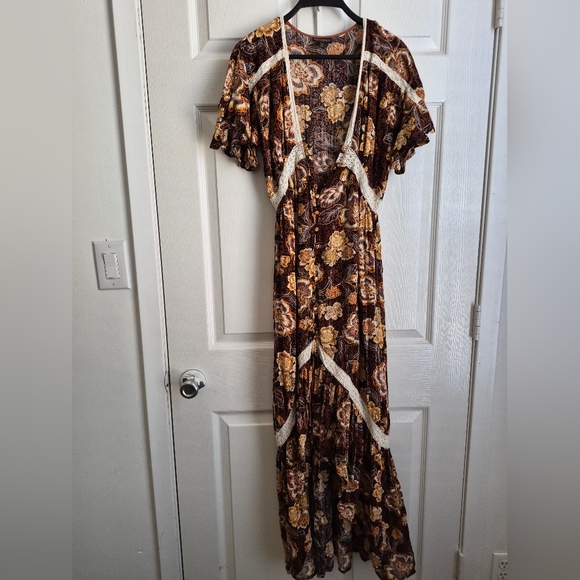 Cavender’s Button-Front Dress | Western Style | X-SMALL - Picture 1 of 8